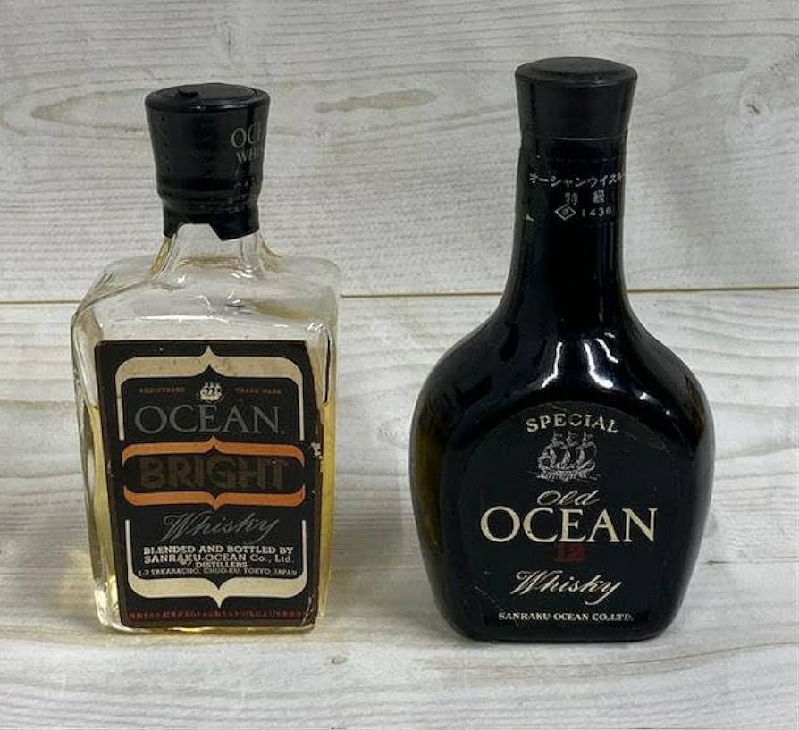 未開栓 OCEAN WHISKY BRIGHT オーシャン ブライト ウイスキー 二